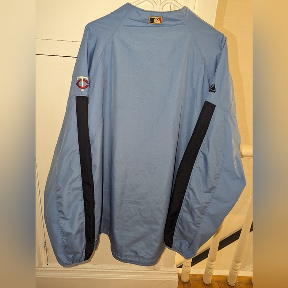 Minnesota Twins Throwback 1/4 Zip Pullover Water-repellent Jacket - Picture 2 of 3
